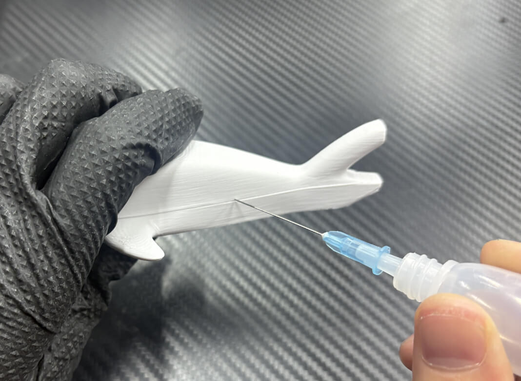 3Dプリント部品の組み立て・接着
