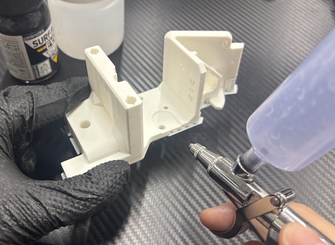 3Dプリント部品の簡易塗装