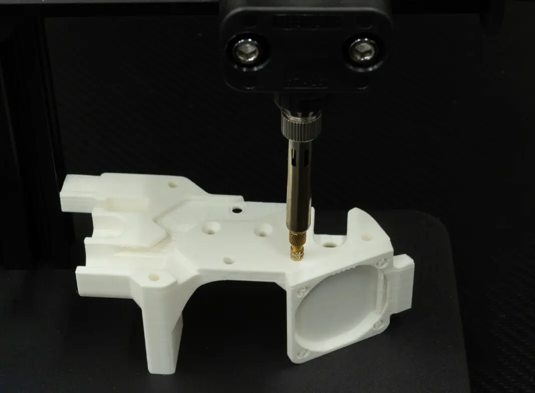 3Dプリント部品のインサート加工